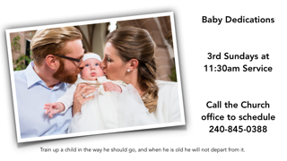 Baby Dedication
